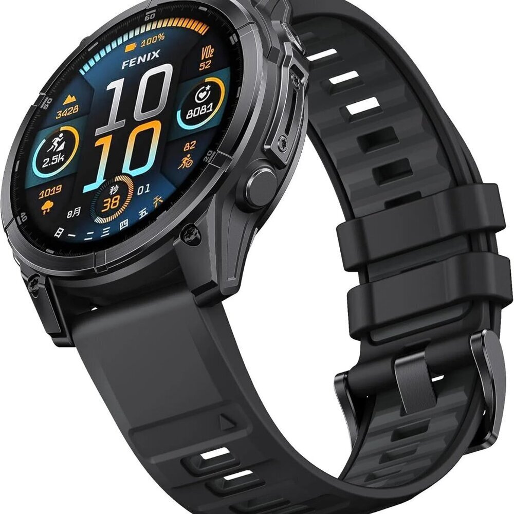 Garmin 20mm Silicone Watch Band Quick-Fit Strap for Fenix Epix Instinct Men Wome